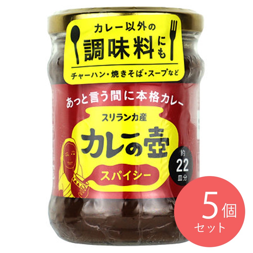 プレス・オールターナティブ カレーの壺 スパイシー 220g×5個