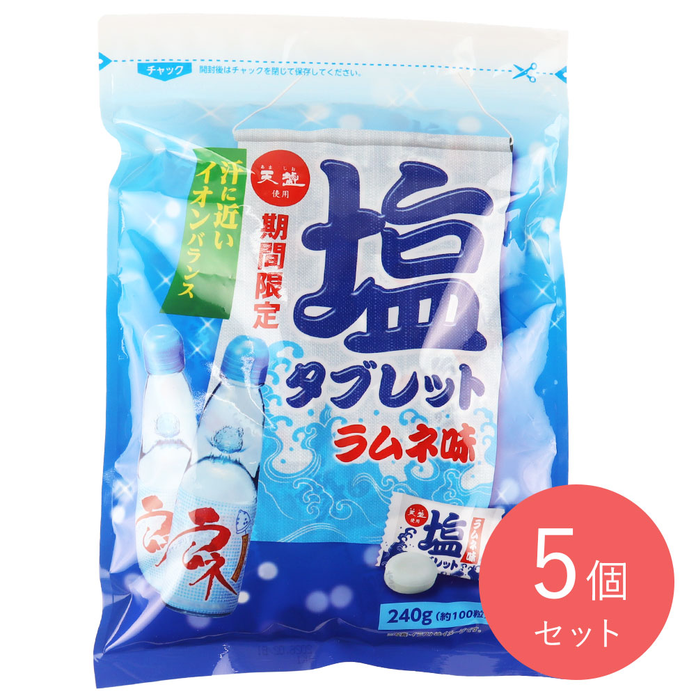 天塩の塩タブレット 240g×5個