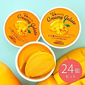 【送料込み】成城石井 まるで果物のようなクリーミージェラート マンゴー 122ml×24個