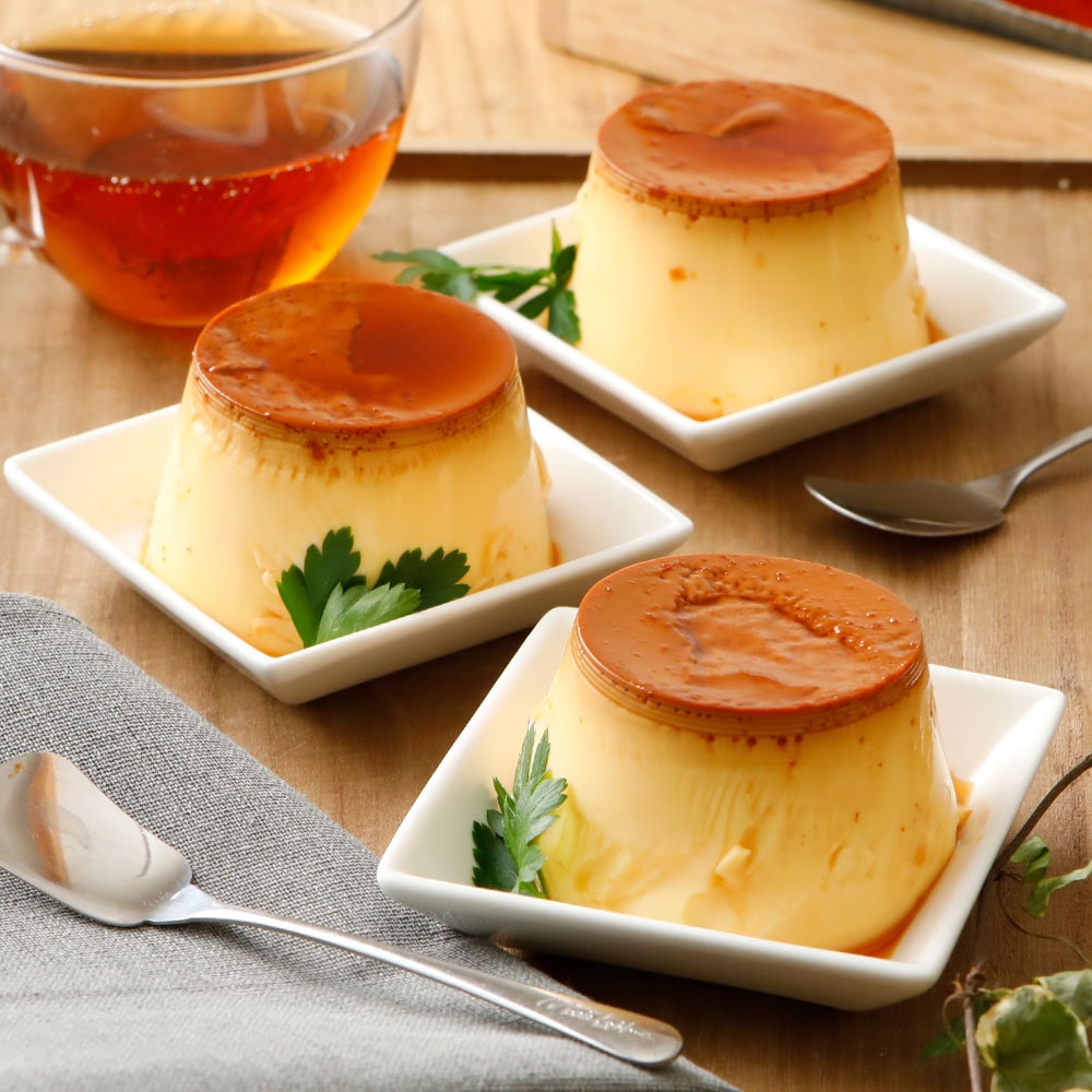 成城石井自家製 特製焼プリン 3個入 | D+2 / 消費期限：発送日より3日間