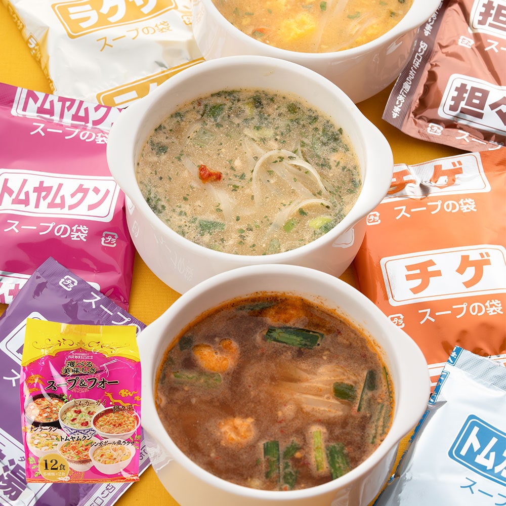 成城石井 選べる美味しさスープ＆フォー 12食