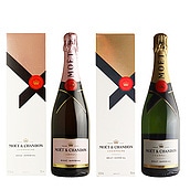 【箱付】フランス シャンパーニュ モエ・エ・シャンドンブリュット＆ロゼ 750ml×2本セット | MHD正規輸入品