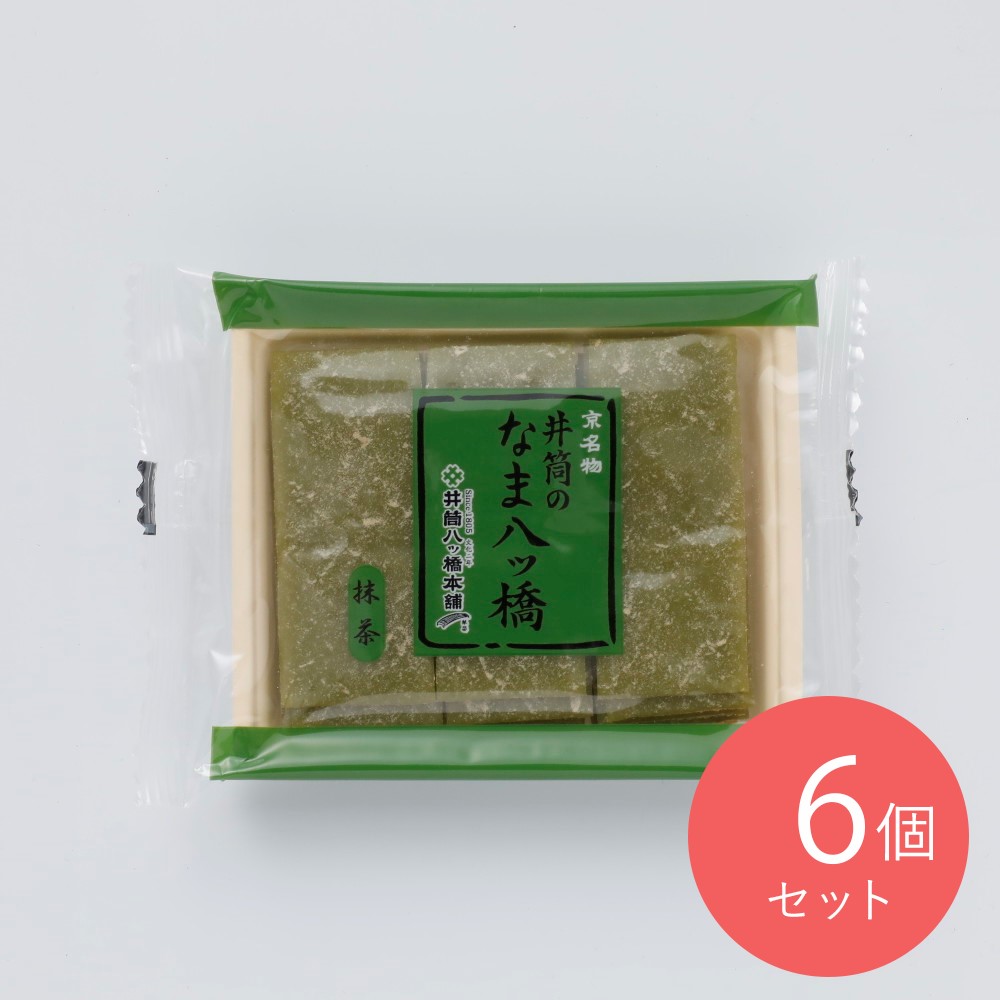 井筒八ツ橋本舗 生八ツ橋抹茶 18枚入×6個