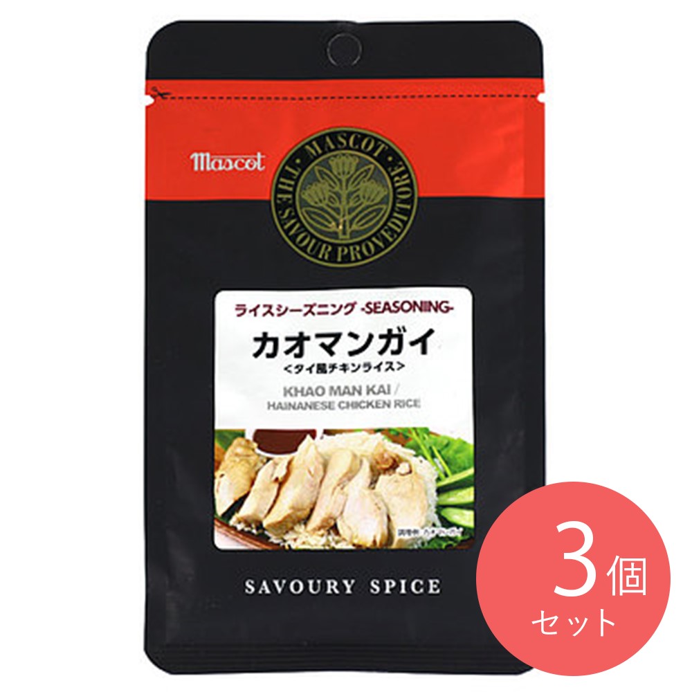 マスコットフーズ カオマンガイシーズニング 10g×3個
