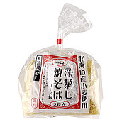 マルニ食品 北海道産小麦深蒸し焼きそば 3人前(150g×3) | D+2