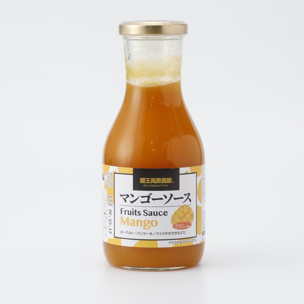 蔵王高原農園 フルーツソース マンゴー 320g