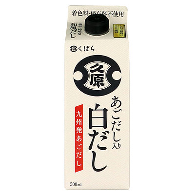 久原醤油 あごだし入り白だし 500ml