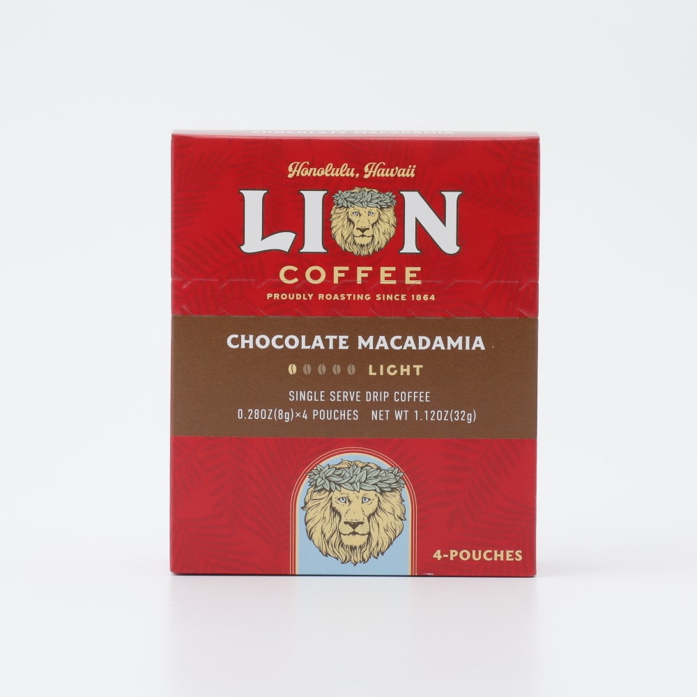 ライオンコーヒーシングルサーブチョコレートマカダ 8gx4P