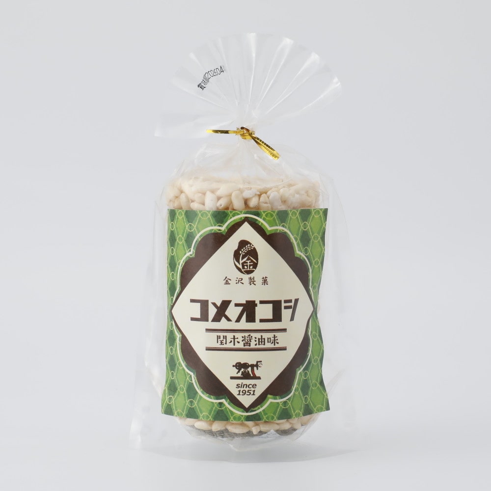 金沢製菓 コメオコシ（閏木醤油味） 7枚