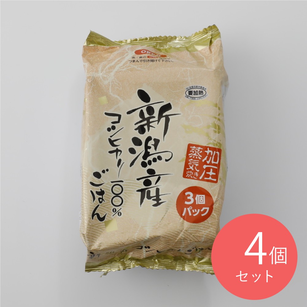 たかの 新潟産こしひかり3P 180g3×4個