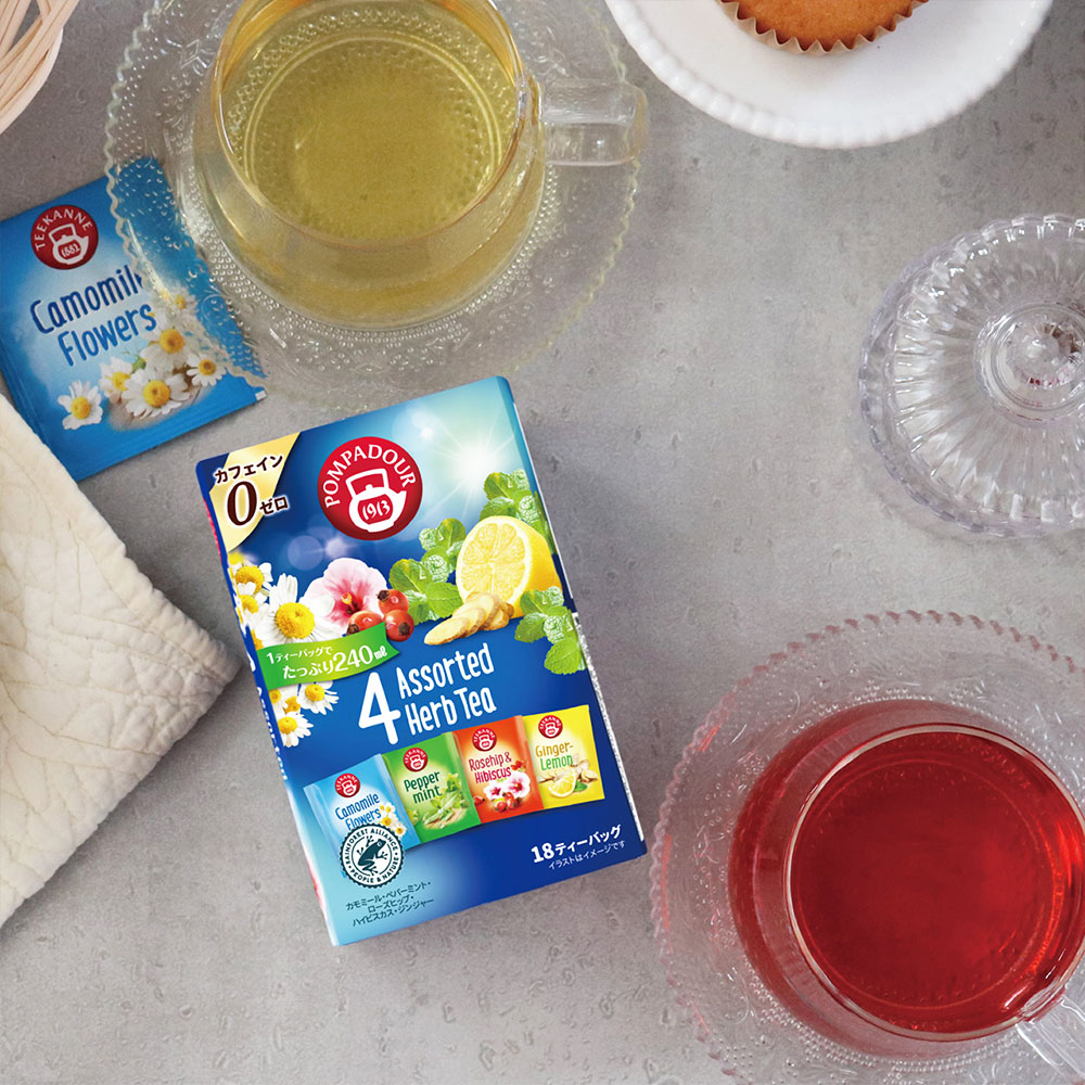 ポンパドール 4アソートハーブティー 18p