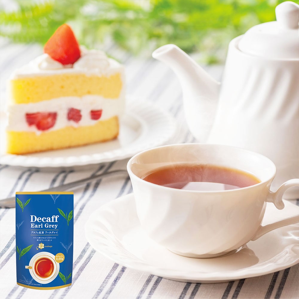 日本緑茶センター デカフェ紅茶アールグレイ 12p