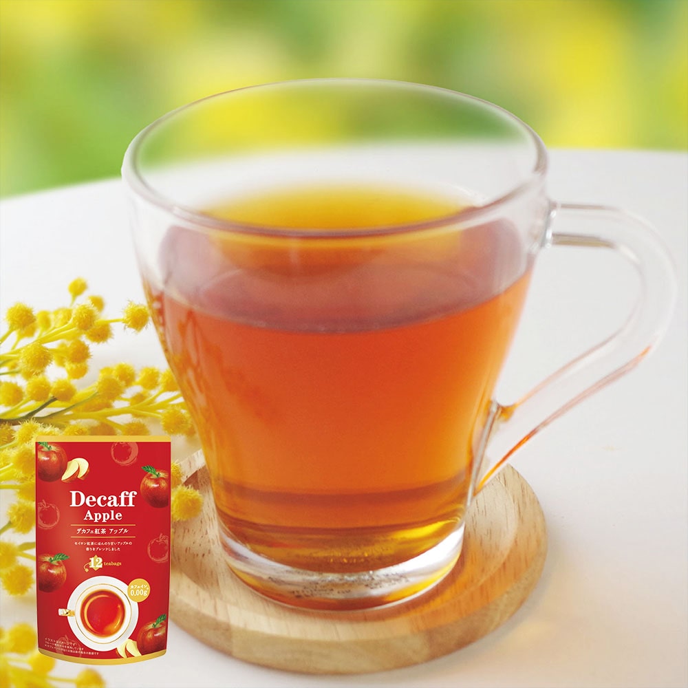 日本緑茶センター デカフェ紅茶アップル 12p