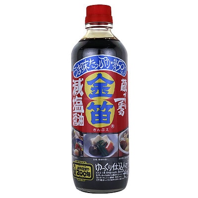 笛木醤油 減塩醤油 600ML