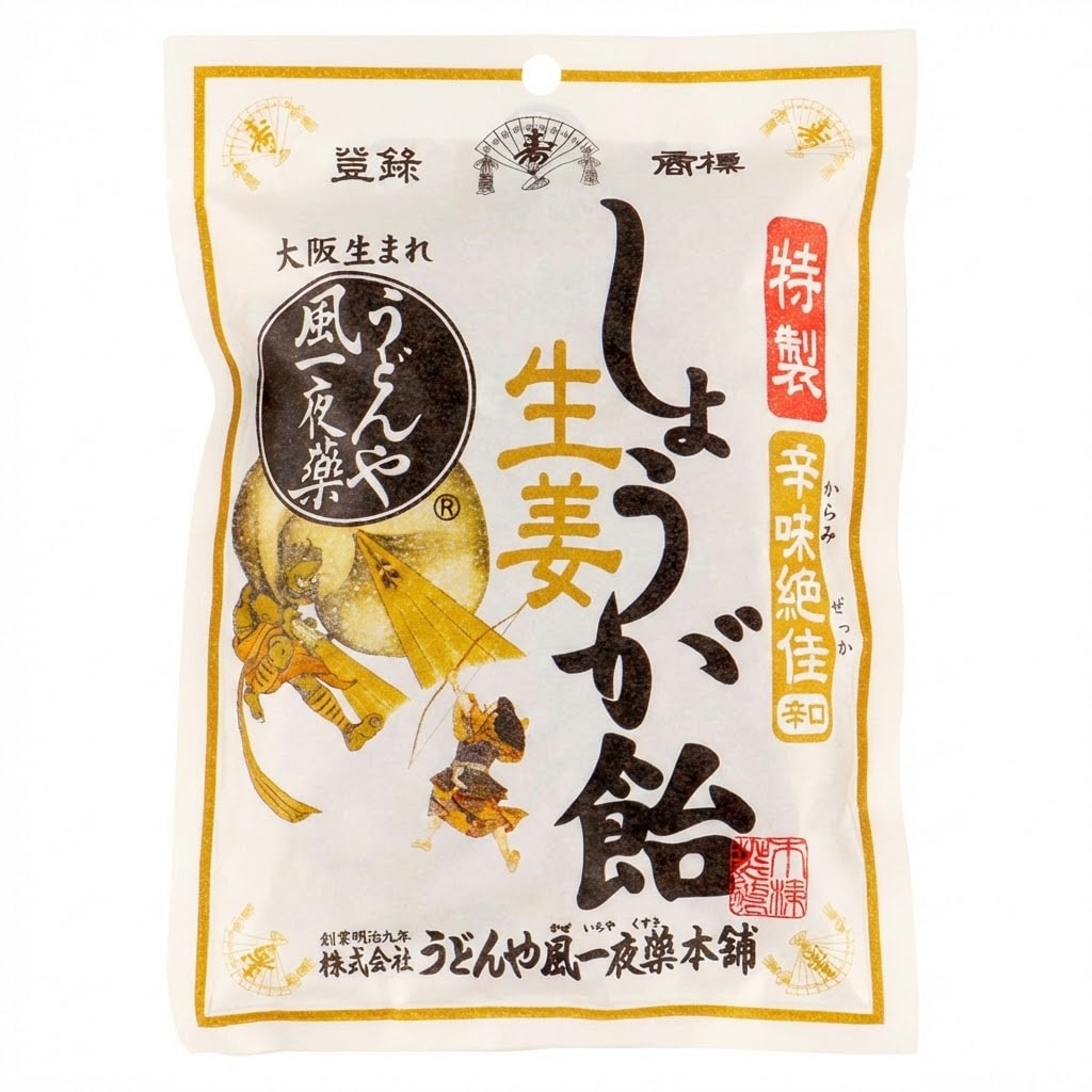 うどんや風一夜薬 生姜飴辛味絶佳 70g