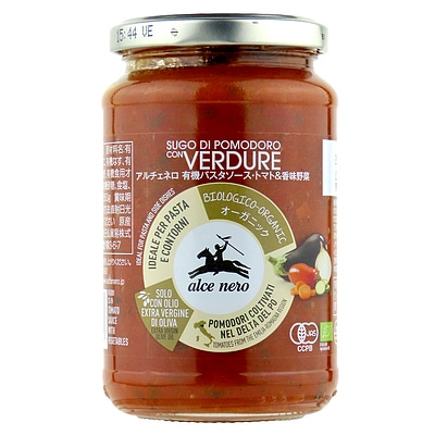 アルチェネロ 有機パスタソース トマト＆香味野菜 350g