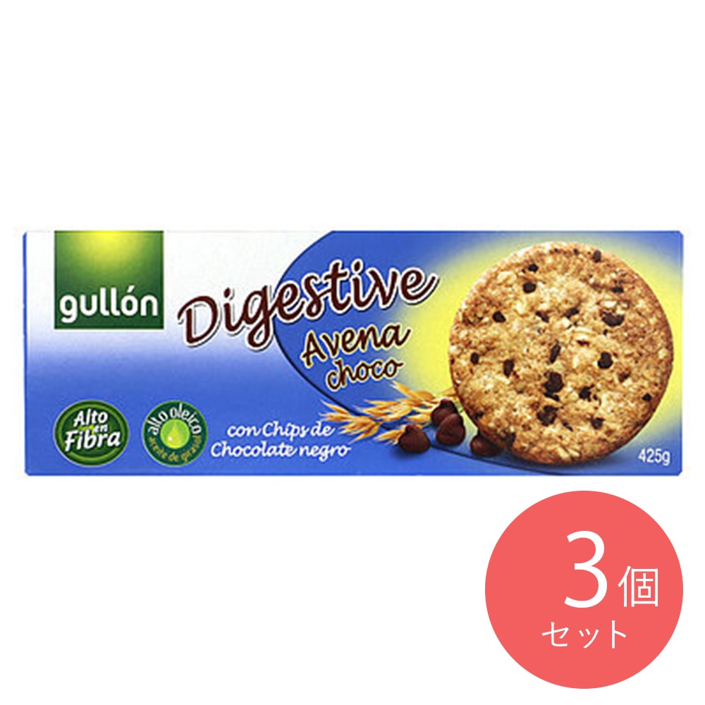 グリョン ダイジェスティブビスケットオーツ&チョコチップ 425g×3個