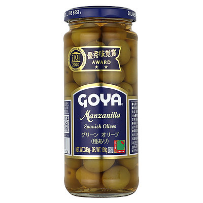 GOYA グリーンオリーブ 種有 固形量191g
