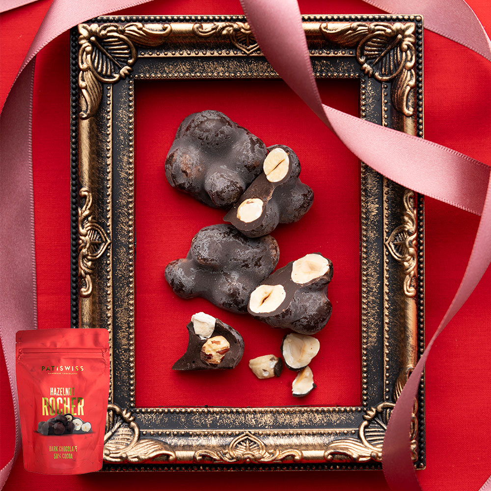 PATISWISS ダークチョコレートヘーゼル 80g