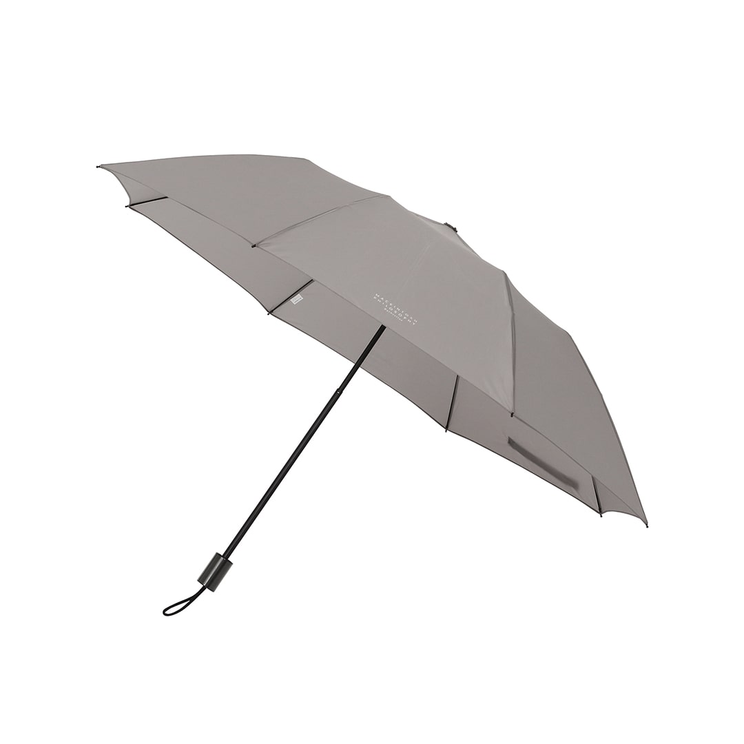 MACKINTOSH PHILOSOPHY 無地 55cm UV加工 晴雨兼用 軽量楽折 傘 折りたたみ傘 ライトグレー 傘
