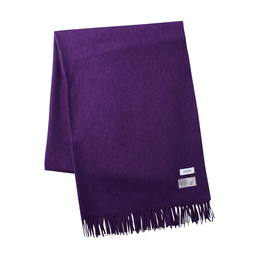 MACKINTOSH PHILOSOPHY紫 ポンチョ コート wool100%