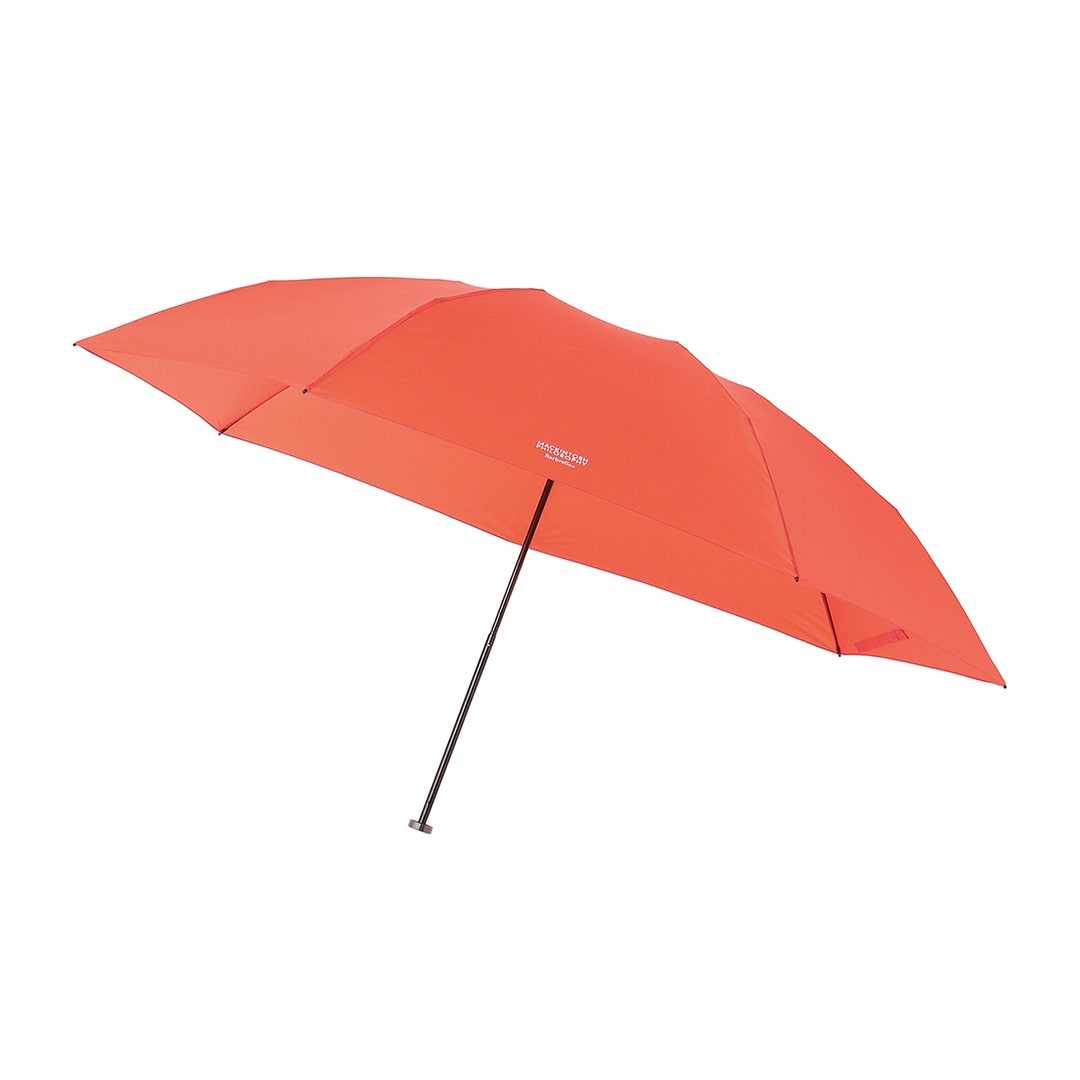 MACKINTOSH PHILOSOPHY 無地 大寸60㎝ UV加工 晴雨兼用 軽量ミニ 傘 折りたたみ傘【ライトグレー】