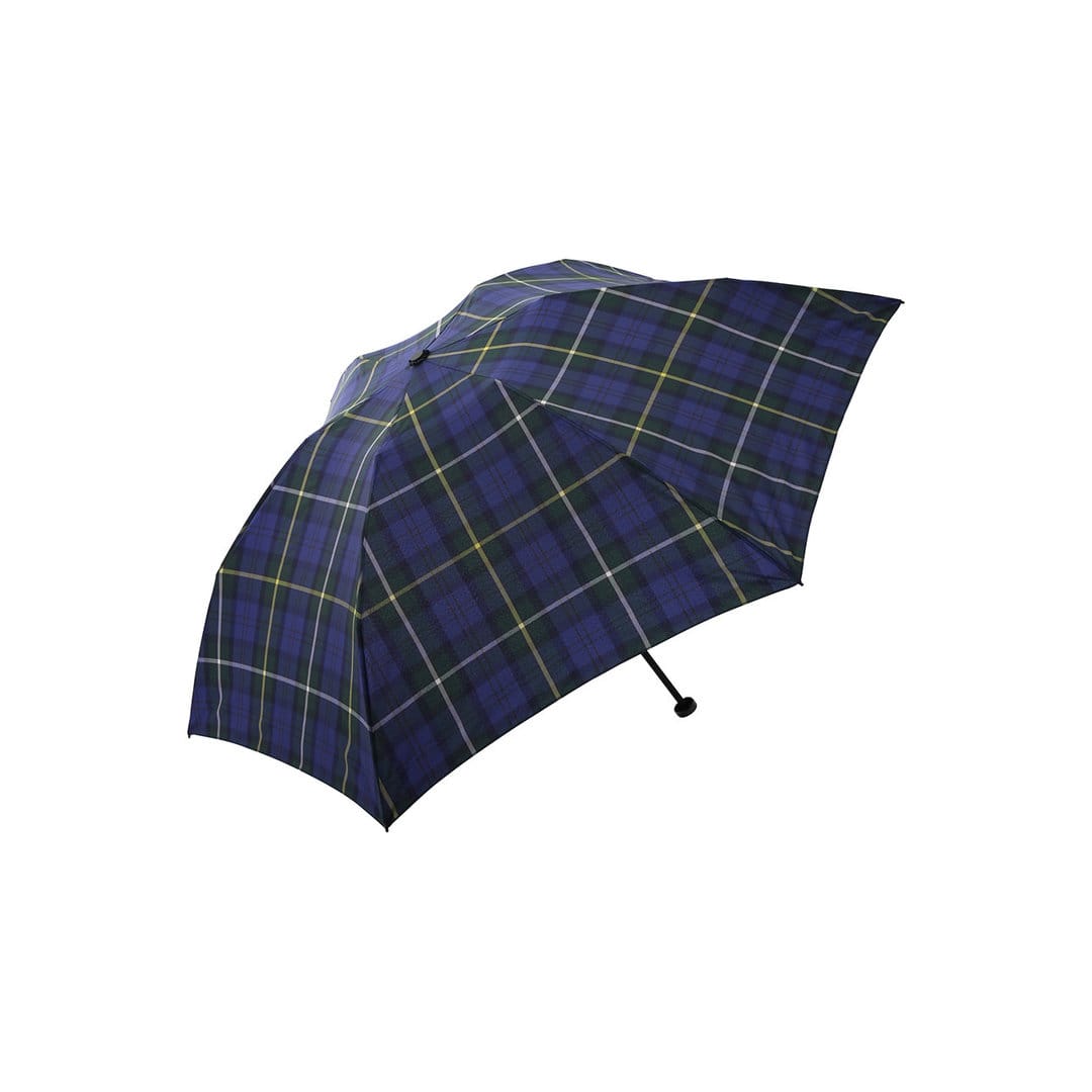 MACKINTOSH PHILOSOPHY 先染チェック柄 55cm UV加工 晴雨兼用 軽量ミニ 傘 折りたたみ傘 レッド 傘