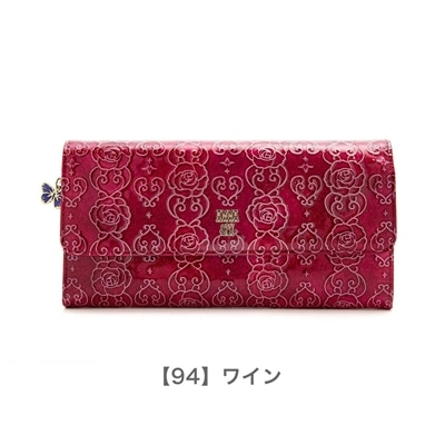 ANNA SUI セルパン がま口長財布 ブラック 長財布