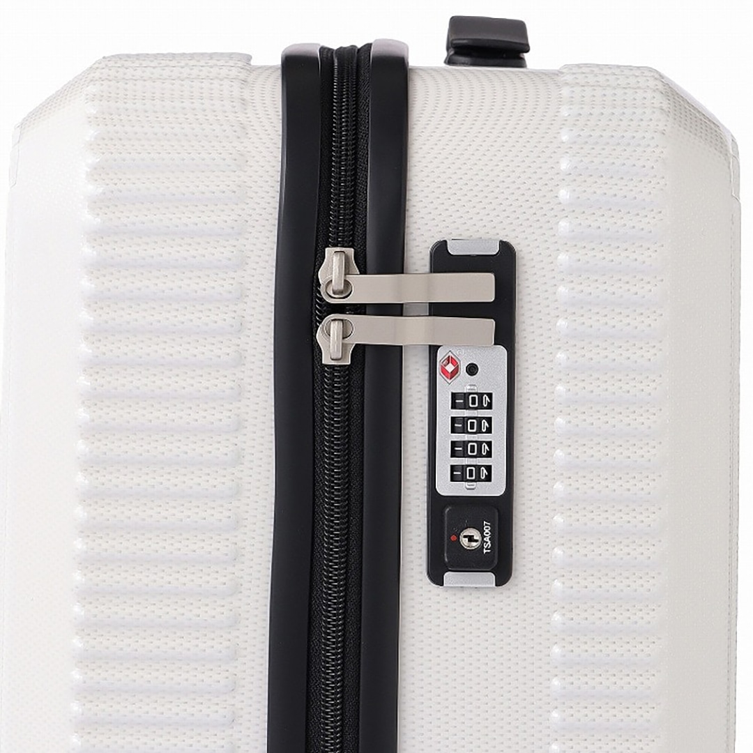 <ワールドトラベラー> 34L機内持込スーツケース【ホワイトカーボン】 ホワイトカーボン