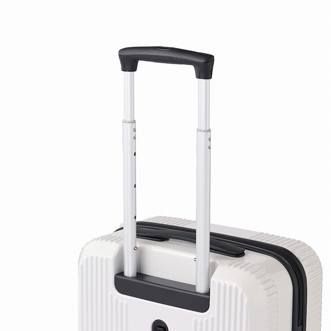 <ワールドトラベラー> 34L機内持込スーツケース【ホワイトカーボン】 ホワイトカーボン