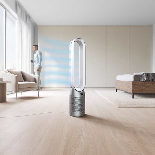 ＜ダイソン＞ Dyson Purifier Cool 空気清浄ファン (TP07 WS)【ホワイト／シルバー】