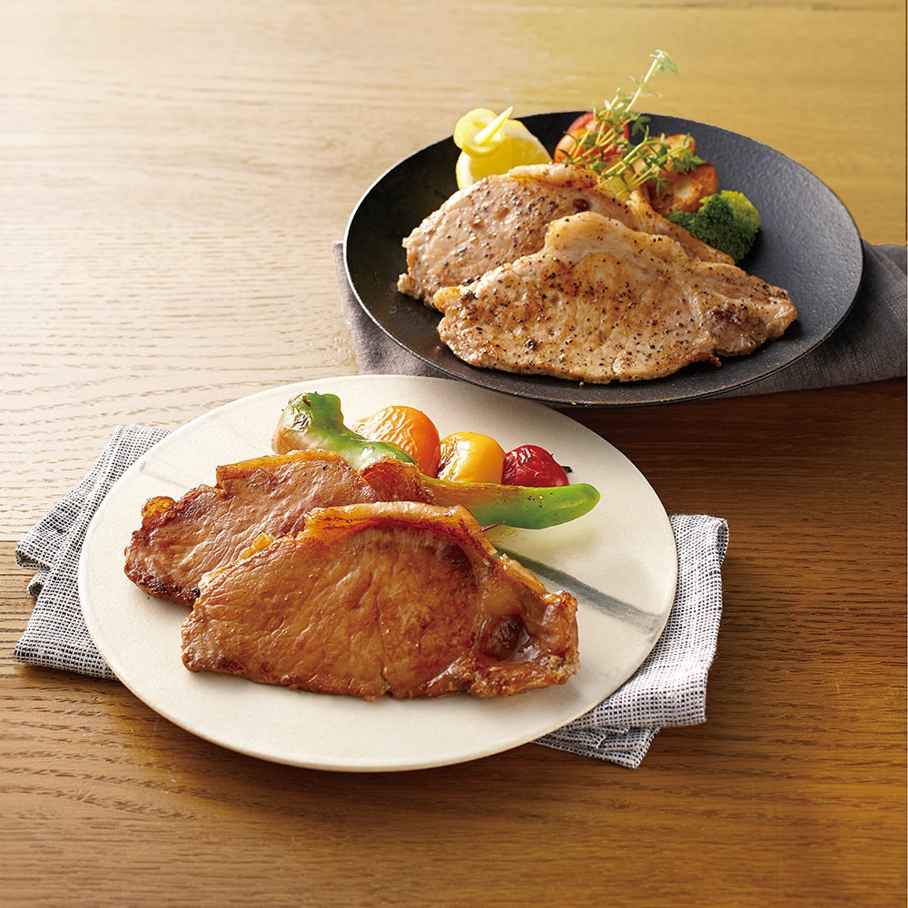 【冷凍】<スギモト> 愛知みかわ豚味付肉2種セット