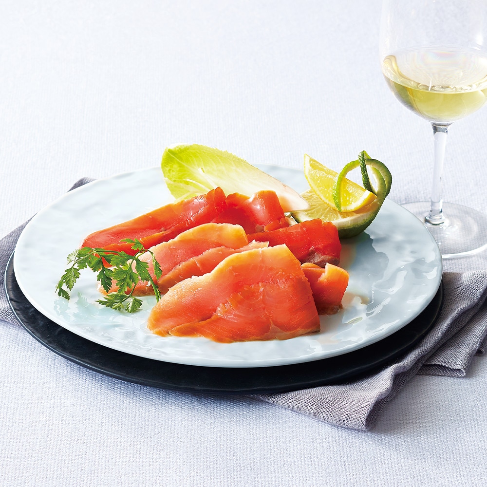 【冷凍】＜ＫＡＭＵＹ　ＣＥＰ　ＤＥＬＩ＞　北海道産サーモンのスモークセット