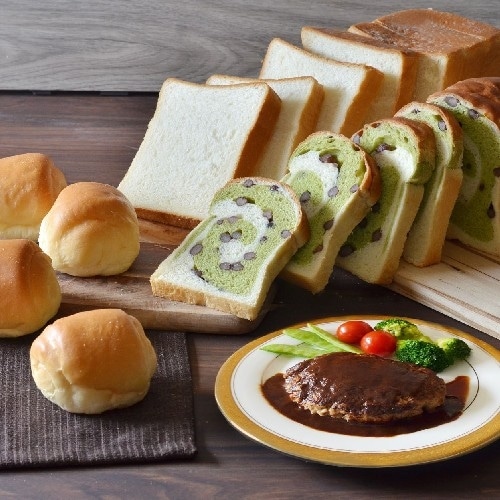 【冷凍】＜金谷ホテルベーカリー＞　ブレッド・ハンバーグセット