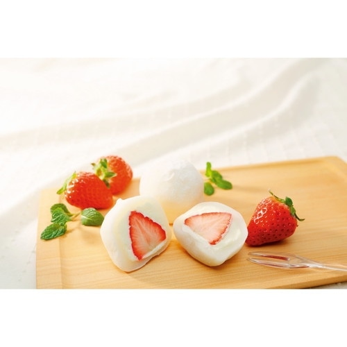 【冷凍】<和楽> 生クリーム大福(いちご)