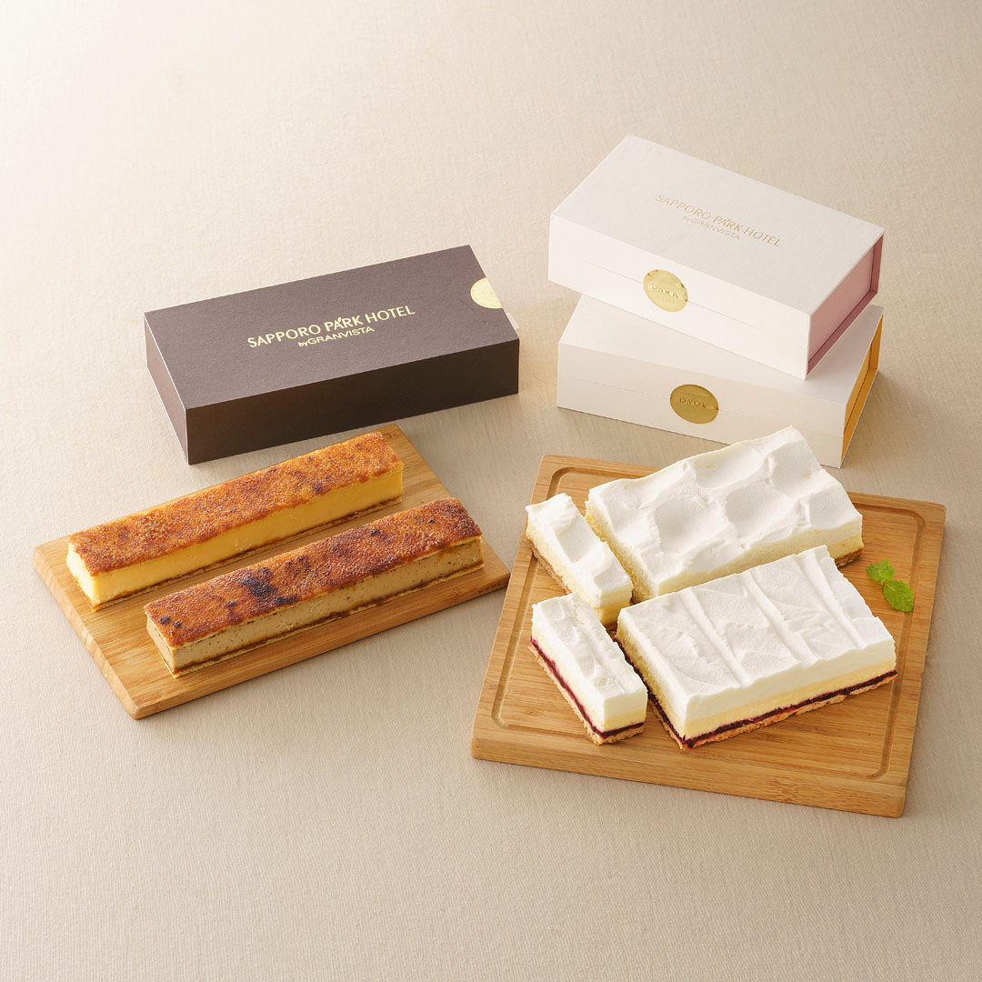 【冷凍】<札幌パークホテル> ダブルチーズケーキクラシック&ダブルチーズケーキハスカップ&カタラーナ