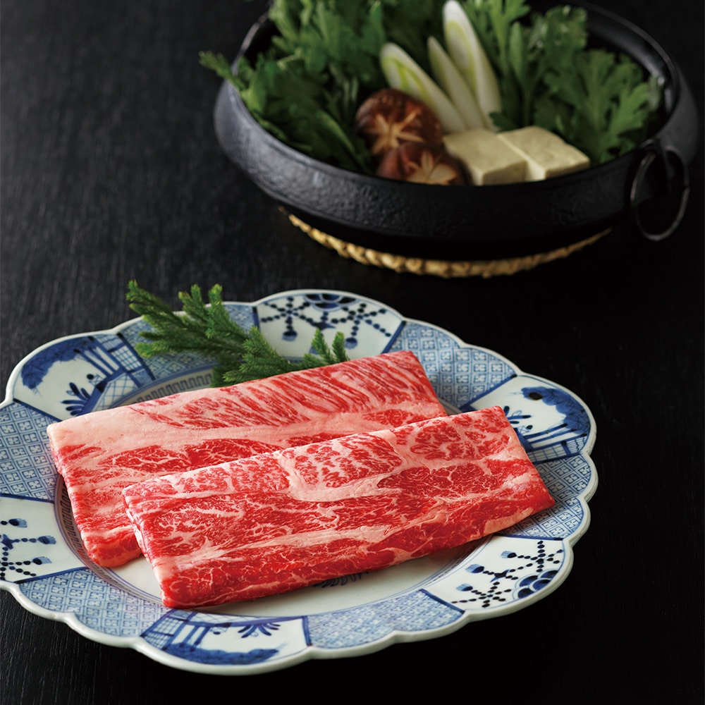 【冷凍】<ウエムラ牧場> 白老牛すき焼き用