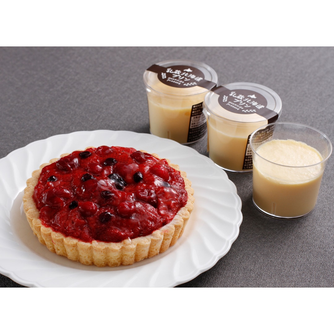 【冷凍】＜乳蔵＞　北海道ミックスベリータルト・プリンセット