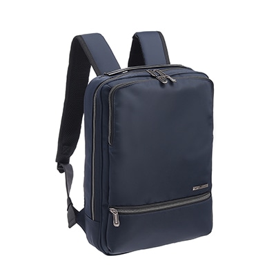 <ワールドトラベラー> A4 13.3インチ対応リュック【ネイビー】