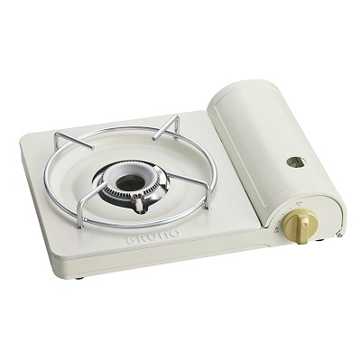 <BRUNO>カセットコンロスリム【アイボリー】