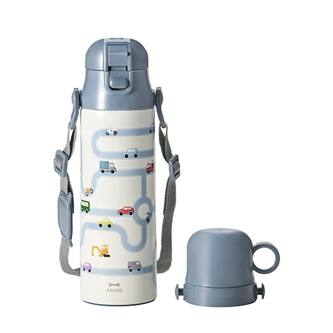 <BRUNO>ライト2WAYキッズボトル【カーブルー】