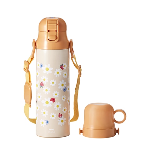 <BRUNO>ライト2WAYキッズボトル【フラワーオレンジ】