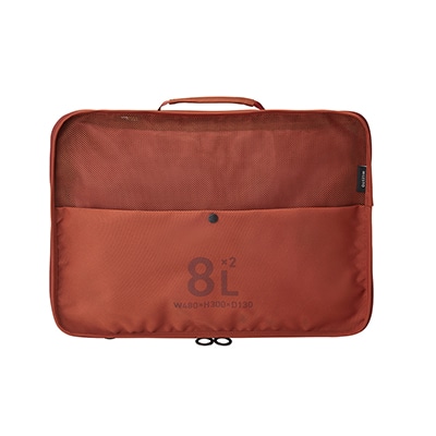 MILESTO UTILITY 圧縮パッキングオーガナイザーダブルポケット 8L×2