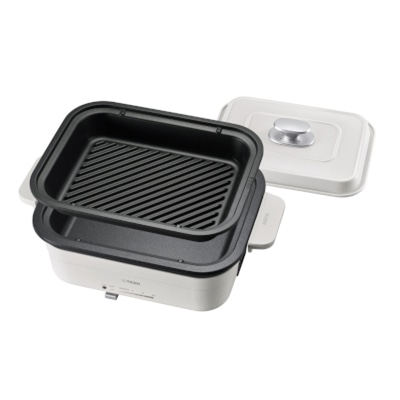 ＜TIGER ＞ホットプレート<ダイニングプレート>　セラミックホワイト