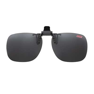 <コールマン>偏光クリップオンサングラスセット(メガネ拭き付き)