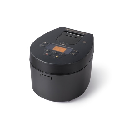 <アイリスオーヤマ>銘柄炊き IHジャー炊飯器 5.5合  【ブラック】