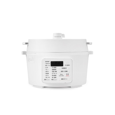 <アイリスオーヤマ>電気圧力鍋 4.0L  【ホワイト】
