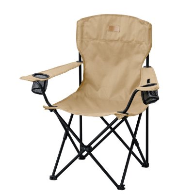 ＜アイリスオーヤマ＞キャンプチェア　ハイタイプ【ベージュ】