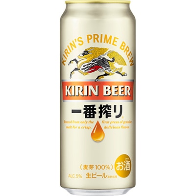 <キリン> 一番搾り 【500ml缶 24本入り】