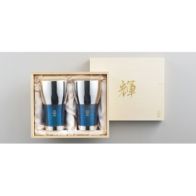 <Made in TSUBAME>輝 純銅ビアタンブラー 銀古美2pc
